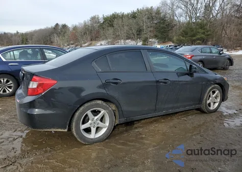 2012 Honda Civic Lx z USA, uszkodzony, nr VIN 2HGFB2F59CH609723